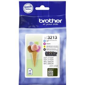 Brother LC3213 Original High Capacity Black & Colour Ink Cartridge 4 Pack