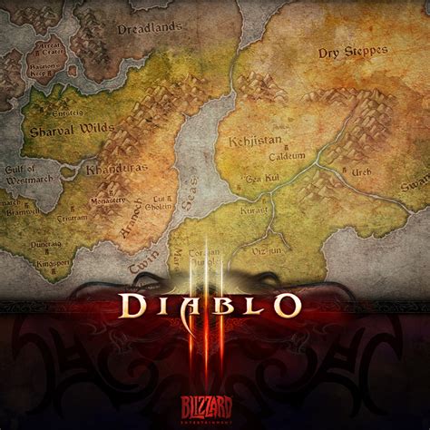 Diablo III - Map | Cool Wallpaper