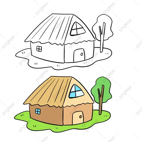 Kutcha House Clipart Pictures