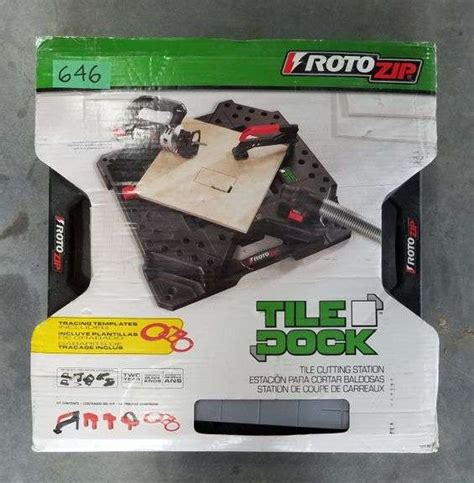 RotoZip Tile Dock Tile Cutting Station - NIB - Adam Marshall Land ...