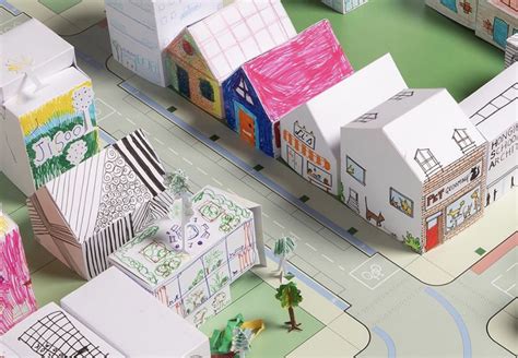 Build a Paper City with Paper House Templates for Kids | Kids Activities Blog