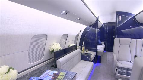 Bombardier Global Express Paint and Interior Refurbishment - YouTube