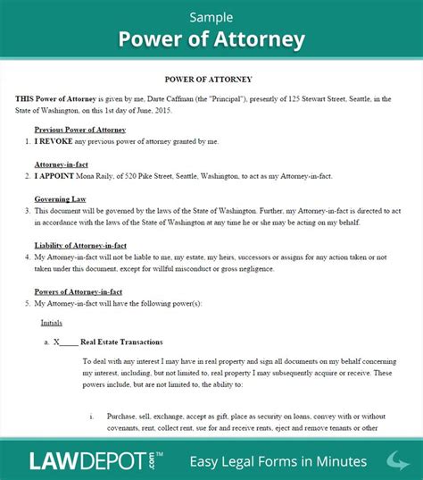 Hdb Power Of Attorney Sample - Sample Power of Attorney Blog