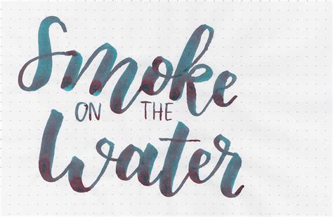 Ink Review #629: Diamine Smoke On The Water — Mountain of Ink