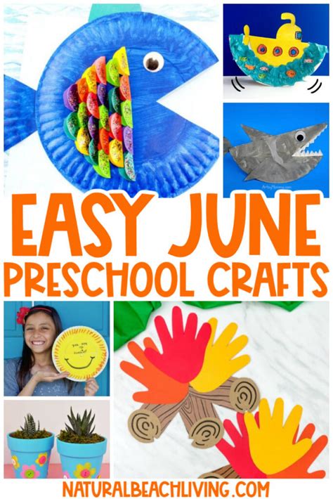 30+ June Preschool Crafts - Summer Art and Craft Activities - Natural ...