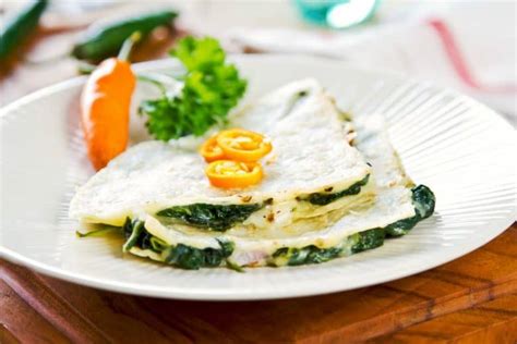 Easy Spinach Quesadillas Recipe | Cultured Palate