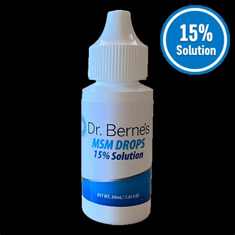 Dr. Berne's 15% MSM Eye Drops | Dr. Sam Berne - Holistic Eye Care