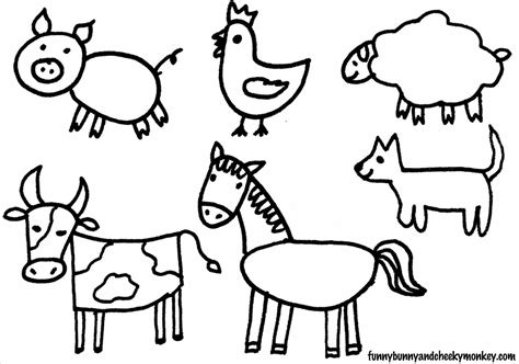 Farm Animal Drawing at GetDrawings | Free download