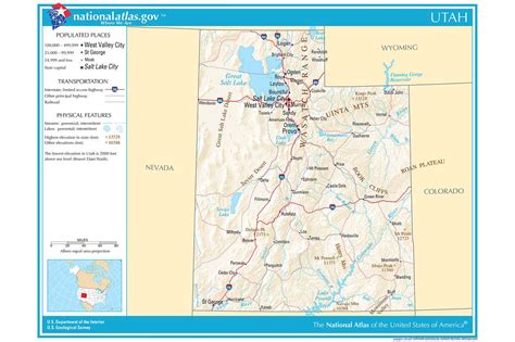 Maps of the Southwestern US for Trip Planning