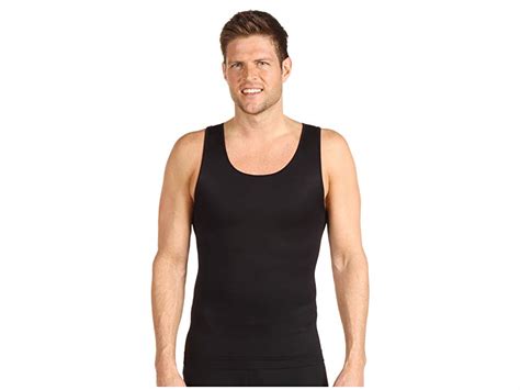 Spanx for Men Zoned Performance Tank | Black tank top men, Men ...