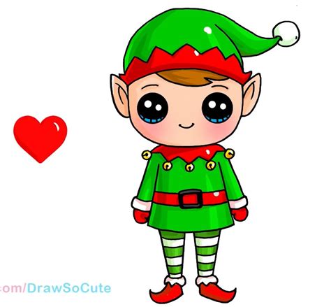 How To Draw a Christmas Elf: 10 Easy Drawing Projects
