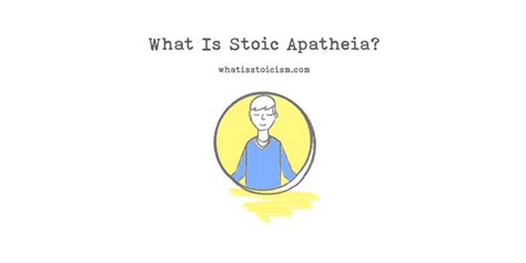 What Is Stoic Apatheia? - What Is Stoicism?