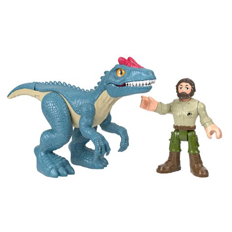 Imaginext Jurassic World Allosaurus Dinosaur & Ranger Figure - Walmart ...