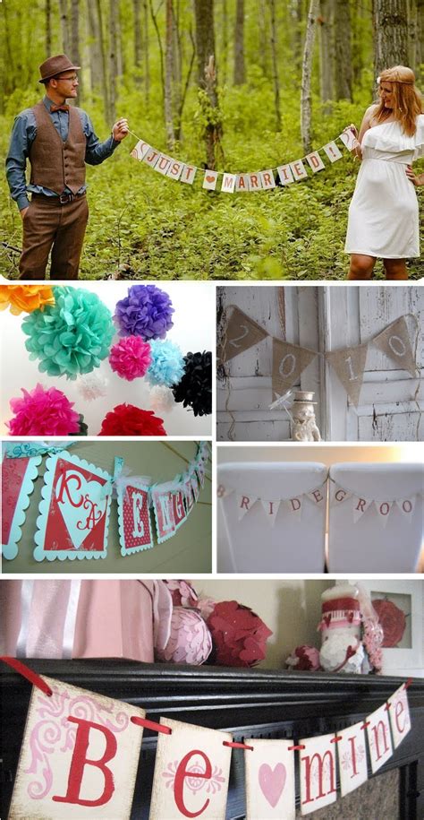 The Artful Bride Wedding Blog: DIY Banners via My DIY Wedding Day