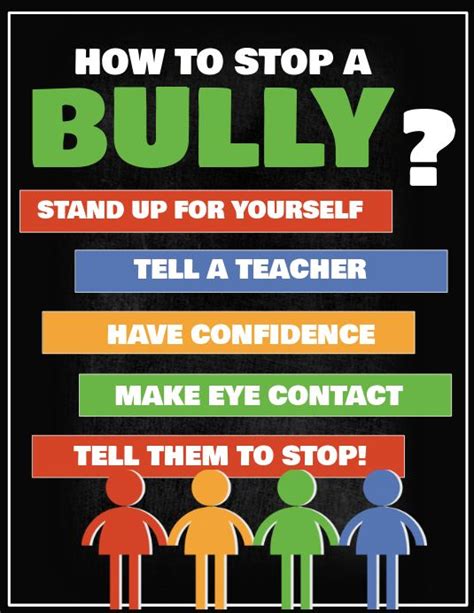 Poster Stop Bullying Canva Design Ppt - IMAGESEE