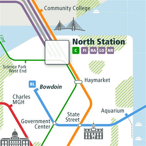 North Station Boston Map - Tourist Map Of English