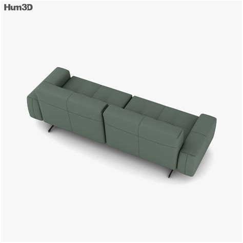 Rolf Benz 50 Sofa 3D model - Download in MAX, OBJ, FBX, C4D