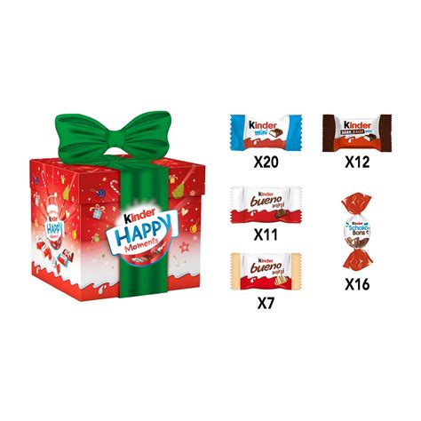 KINDER Happy Moments assortiment de chocolats 382g pas cher - Auchan.fr