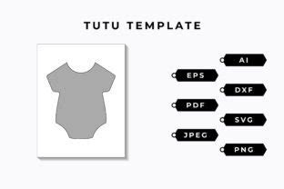 Tutu Template Baby Dress Cut File SVG Graphic by srempire · Creative ...