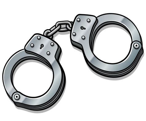 Vector Sketch Police Handcuffs Illustrations, Royalty-Free Vector Graphics & Clip Art - iStock