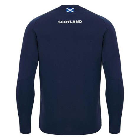 Macron Men's Scotland Rugby Long Sleeve Training Shirt 23/24 – Absolute ...