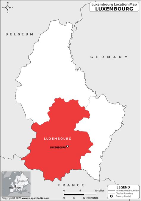 Where is Luxembourg Located in Luxembourg? | Luxembourg Location Map in ...