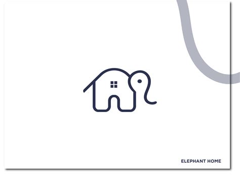 Elephant Home Logo by Md. Ashraful Islam on Dribbble