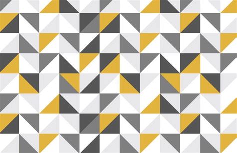 Papel de Pared Geometría Abstracta Amarillo y Gris | Hovia ES DE ...