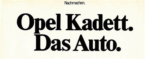 Opel Pokes VW and “Das Auto” Slogan By Celebrating the Kadett B - autoevolution