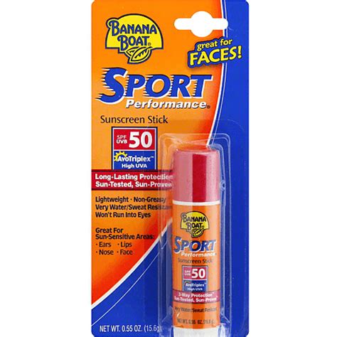 Banana Boat® Sport Performance® SPF 50 Sunscreen Stick 0.55 oz. Carded Pack | Sunscreen | Foodtown