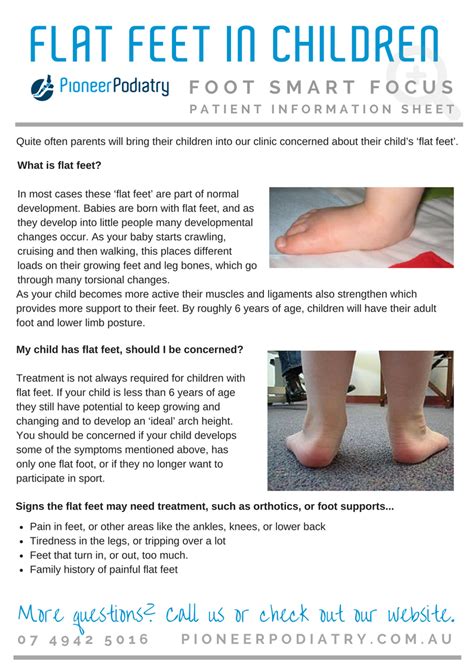 Pioneer Podiatry - Portal Flat Feet in Kids