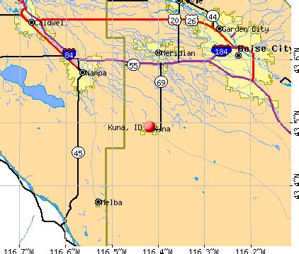 Map Of Kuna Idaho | Draw A Topographic Map