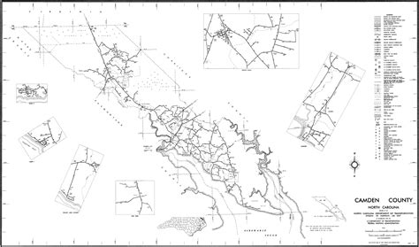 2000 Road Map of Camden County, North Carolina