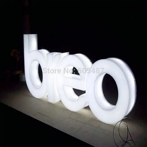 3D Acrylic LED Letters Whole lit Advertising Business Signs custom-in ...