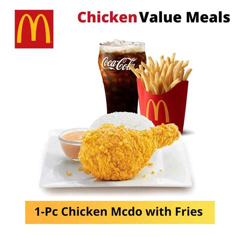 1-Pc Chicken Mcdo w/ Fries - Scout Meal