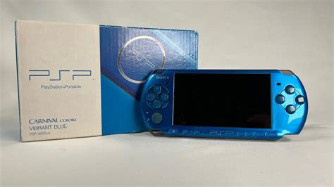 Sony PSP 3001 Unboxing From Japan - Vibrant Blue Carnival Colors & Comparison to 1001 Models ...