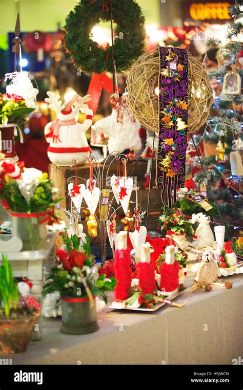 Handmade Christmas Craft Market Norwich Stock Photo - Alamy