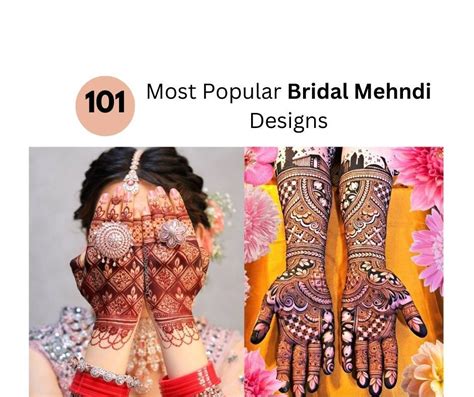 101 Most Popular Bridal Mehndi Designs For 2023 | Fabbon