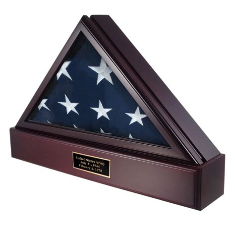 The Military Officer's Flag Case with Free Pedestal