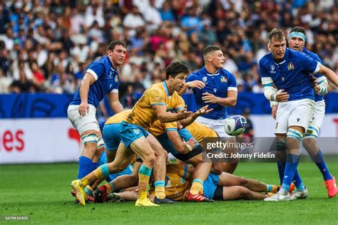 Santiago ARATA of Uruguay during the Rugby World Cup 2023 match... News Photo - Getty Images