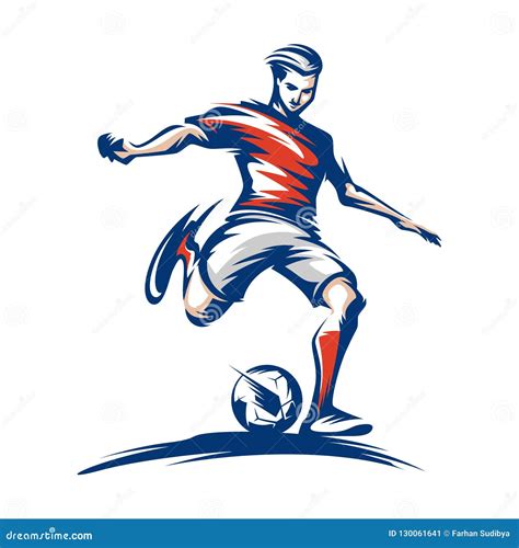 Kicking Soccer Ball Logo – yeitetc