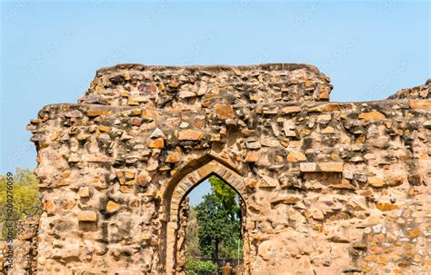 Alauddin Khilji Tomb and Madrasa at the Qutb Complex in Delhi, India ...