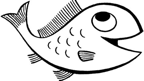 Free Black And White Fish Drawings, Download Free Black And White Fish ...