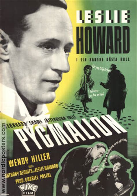 WENDY HILLER Pygmalion Movie poster 1938 original NordicPosters