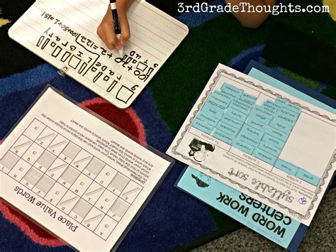 Launching Permanent Word Work Centers {Week 2} - 3rd Grade Thoughts