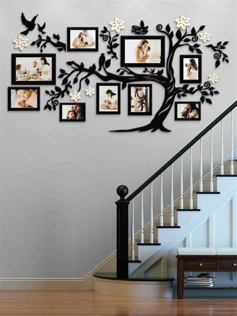 Large Family Tree With Photo Frames Wall Decorations for | Etsy