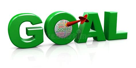 3d goal word tags stock illustration. Illustration of objective - 25762429