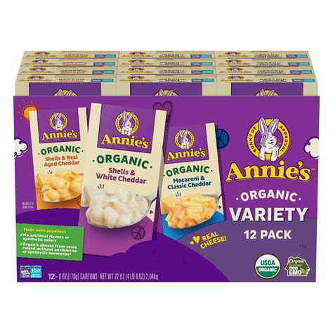 Organic Annies Mac & Cheese Variety 12 ct; 6 oz | Shipt