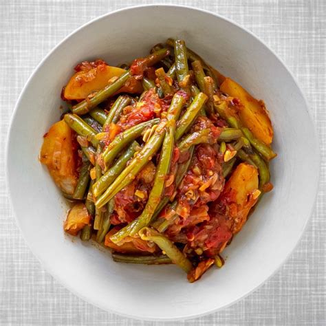 Fasolakia Lathera: Greek Green Bean Stew | Recipe Cart