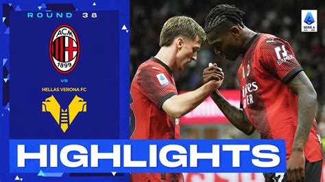 Milan-Verona 3-1 | Leao shines in Milan home win: Goals & Highlights ...